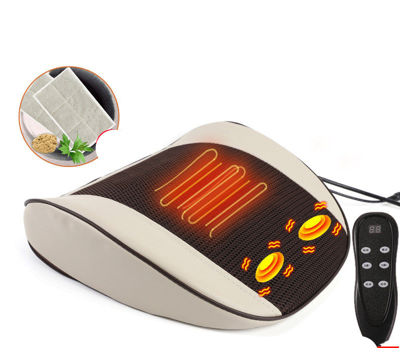 Style: No inflation, Model: EU - Electric moxibustion massager