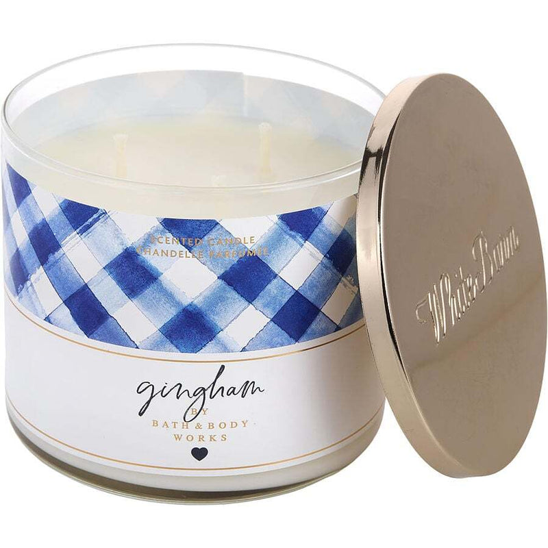 BATH & BODY WORKS by Bath & Body Works (WOMEN) - GINGHAM SCENTED CANDLE 14.5 OZ