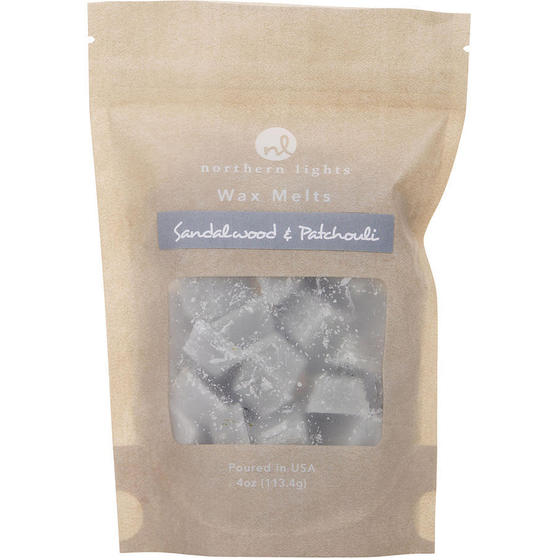 SANDALWOOD & PATCHOULI by Northern Lights (UNISEX) - WAX MELTS POUCH 4 OZ