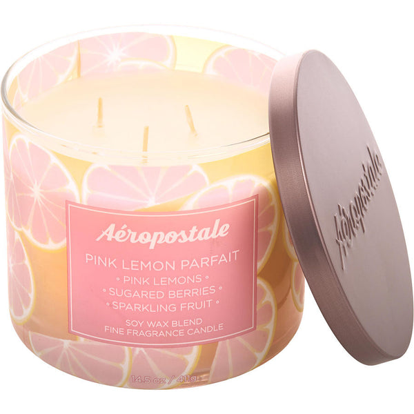 AEROPOSTALE PINK LEMON PARFAIT by Aeropostale (WOMEN) - SCENTED CANDLE 14.5 OZ