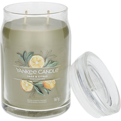 YANKEE CANDLE by Yankee Candle (UNISEX) - SAGE & CITRUS SCENTED LARGE JAR 22 OZ