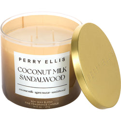 PERRY ELLIS COCONUT MILK & SANDALWOOD by Perry Ellis (UNISEX) - SCENTED CANDLE 14.5 OZ