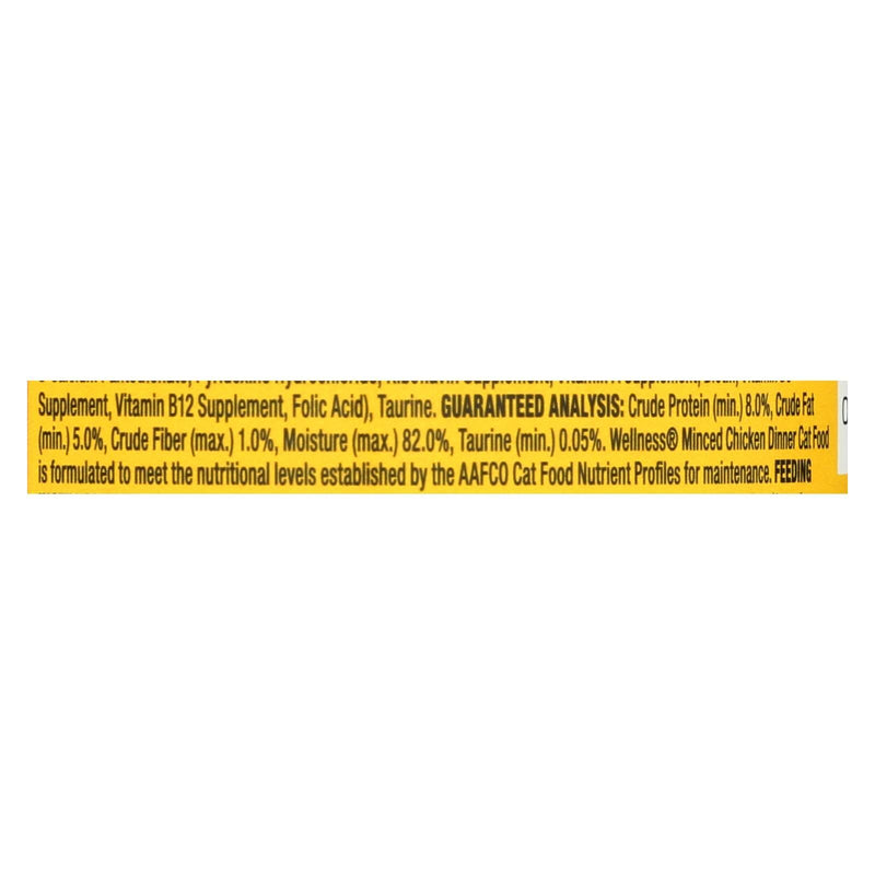 Wellness Pet Products Cat Food - Chicken Dinner - Case Of 24 - 3 Oz.