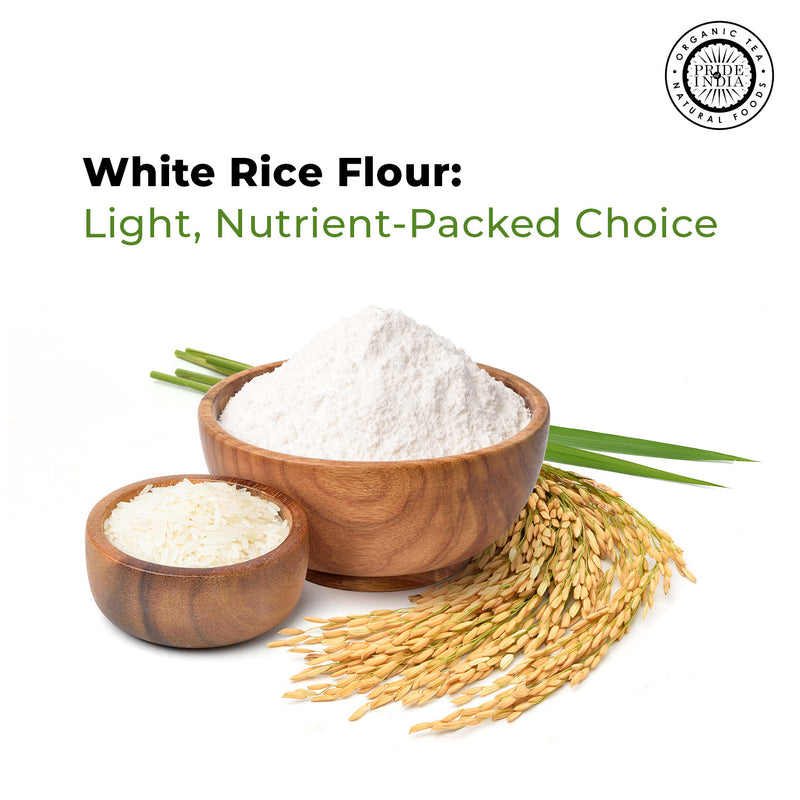 PRIDE OF INDIA White Rice Flour (1 lbs)