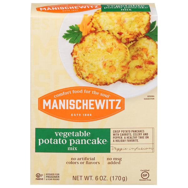 Manischewitz Veggie Potato Pancake Mix - Case Of 12 - 6 Oz