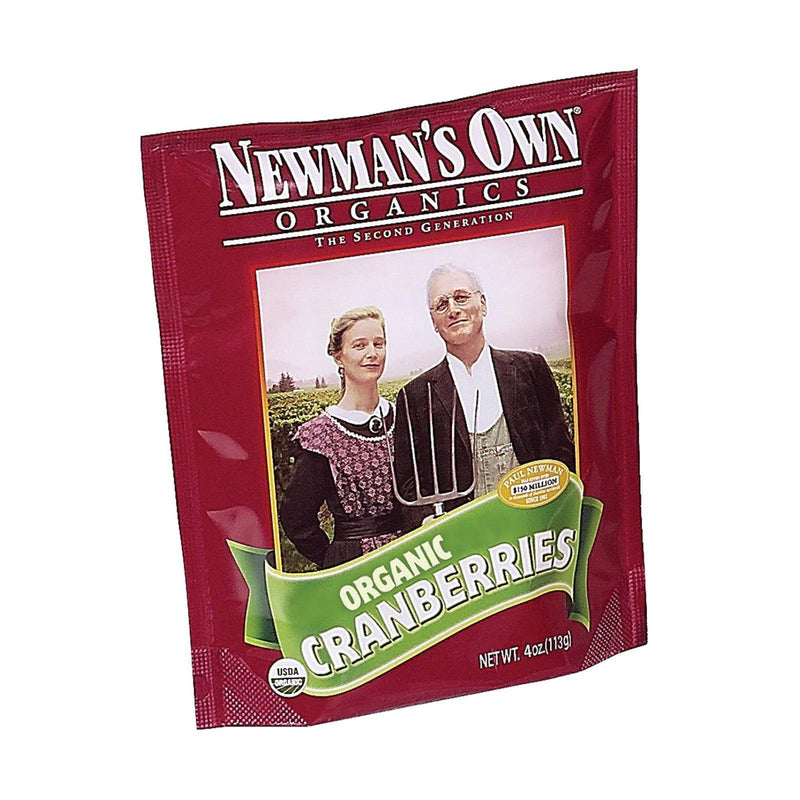 Newman's Own Organics Cranberries And Raisins - Case Of 12 - 4 Oz.