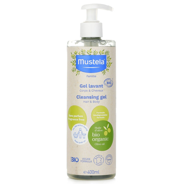 MUSTELA - Bio Organic Cleansing Gel (For Hair & Body) 037956 400ml