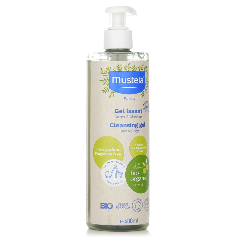 MUSTELA - Bio Organic Cleansing Gel (For Hair & Body) 037956 400ml