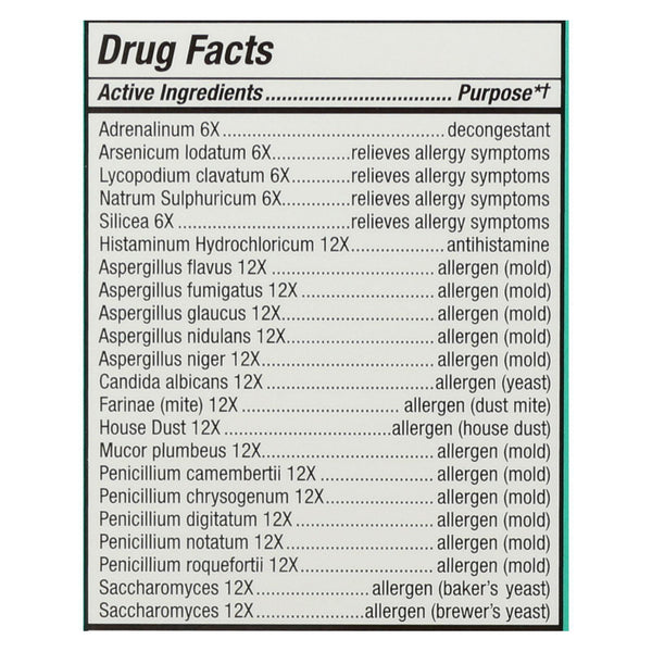 Bio-allers - Allergy Treatment Mold Yeast And Dust - 1 Fl Oz