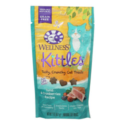 Wellness Pet Products Cat Treat - Kittles - Tuna & Cranberry - Case Of 14 - 2 Oz