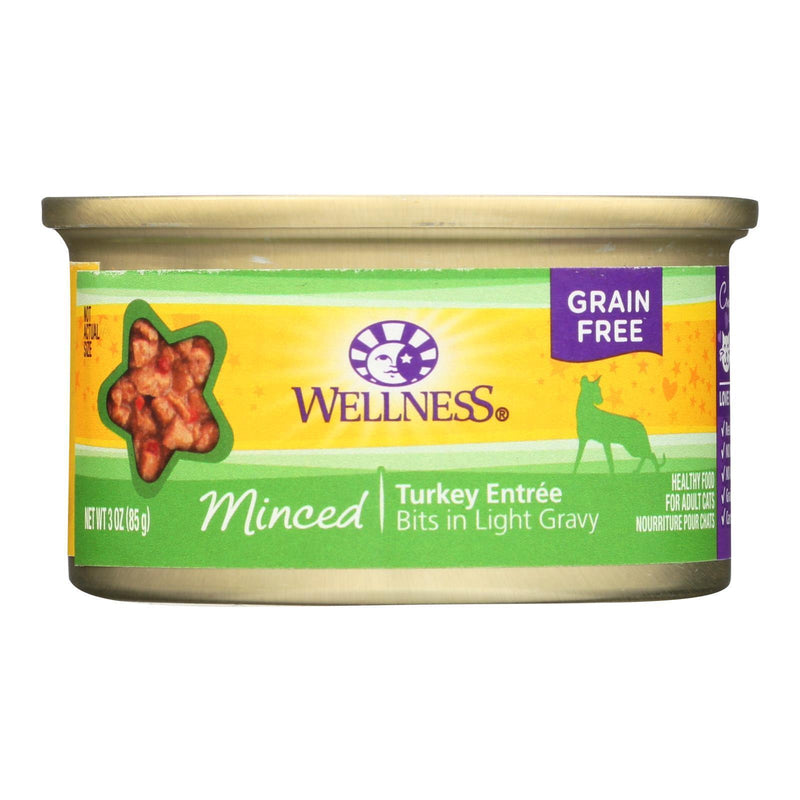 Wellness Pet Products Cat Food - Turkey Entr?e - Case Of 24 - 3 Oz.