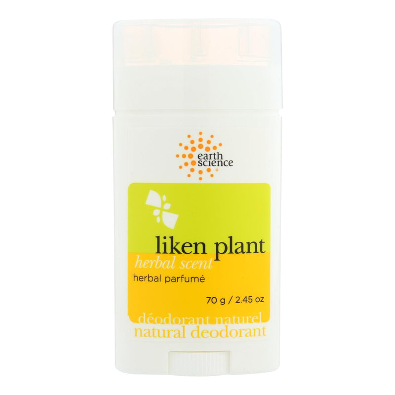 Earth Science Liken Plant Natural Deodorant Herbal Parfume - 2.5 Oz