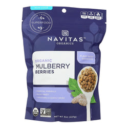 Navitas Naturals Mulberry Berries - Organic - Sun-dried - 8 Oz - Case Of 12