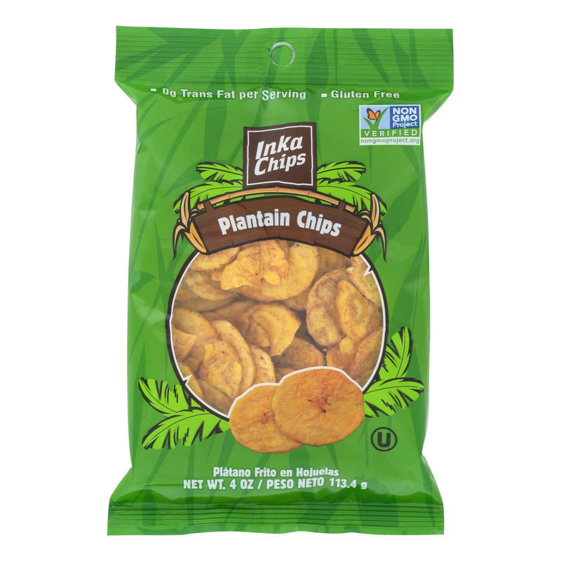 Inka Crops - Plantain Chips - Original - Case Of 12 - 4 Oz.