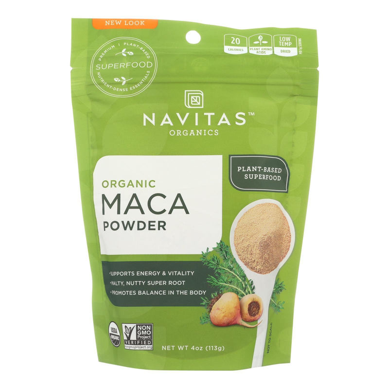 Navitas Naturals Maca Powder - Organic - 4 Oz - Case Of 12