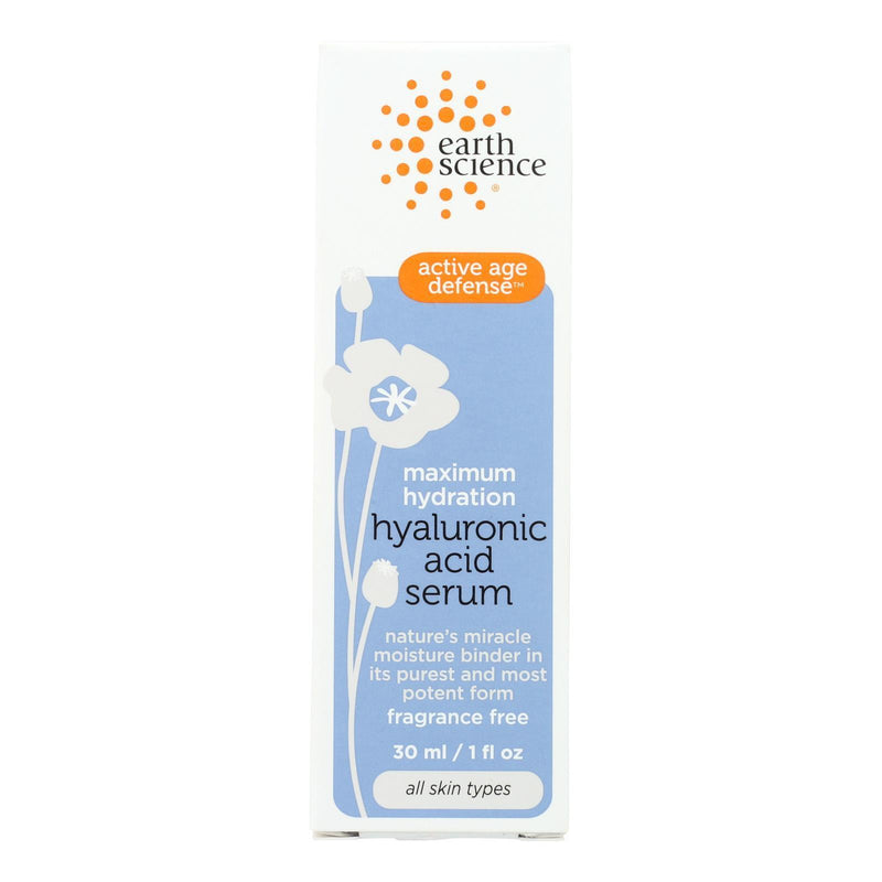 Earth Science Serum - Hyaluronic Acid - 1 Oz