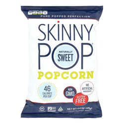 Skinnypop Popcorn Skinny Pop - Naturally Sweet - Case Of 12 - 4.4 Oz.