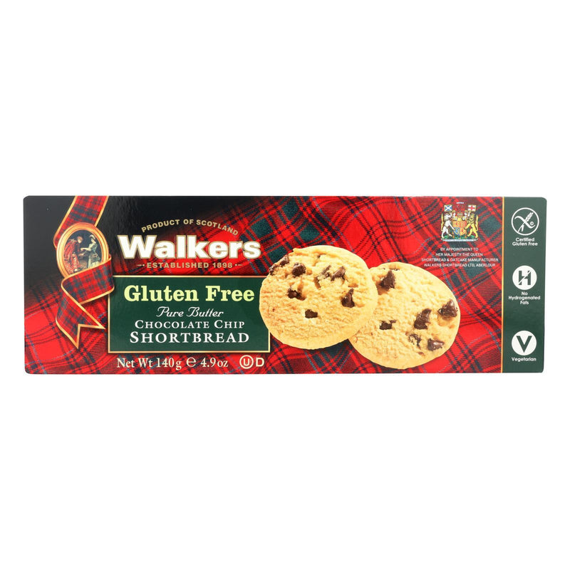 Walkers Shortbread - Chocolate Chip - Case Of 6 - 4.9 Oz.