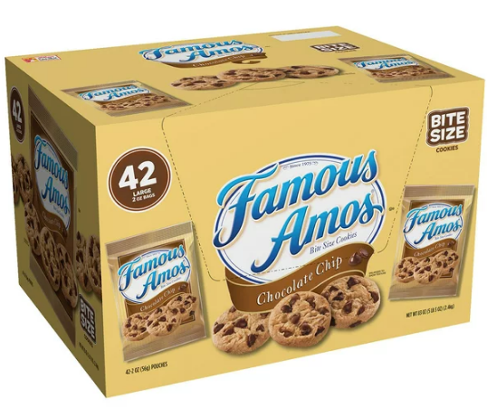 Famous Amos Chocolate Chip Cookies (2 oz.; 42 ct.)