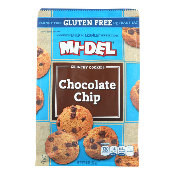 Mi-del's Gluten-free Chocolate Chip Crunchy Cookies - Case Of 8 - 8 Oz