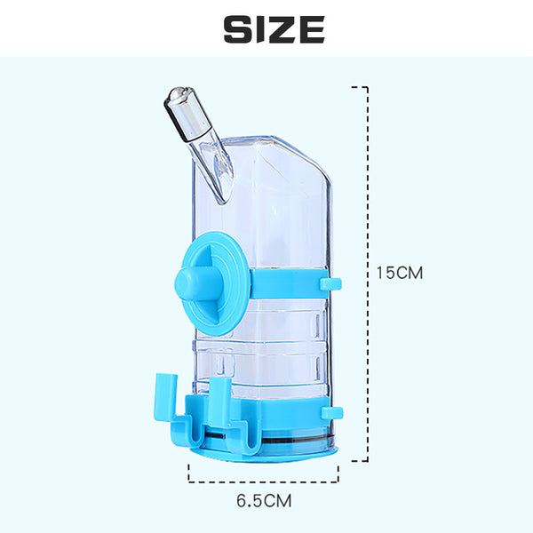 No Drip Dog Kennel Water Bottle Dispenser For Crate, Dripless Pet Drinking Fountains Kettle With Automatically Feeding Water Hanging Cage Automatic Small Pet Food Bowl Water Bottle Dispenser