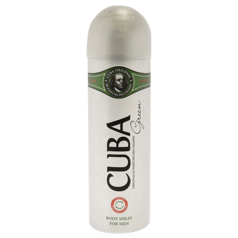 Cuba Green by Cuba for Men - 6.6 oz Body Spray