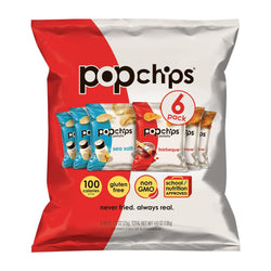 Potato Chips, Bbq/sea Salt Flavor, 0.8 Oz Bag, 6/pack