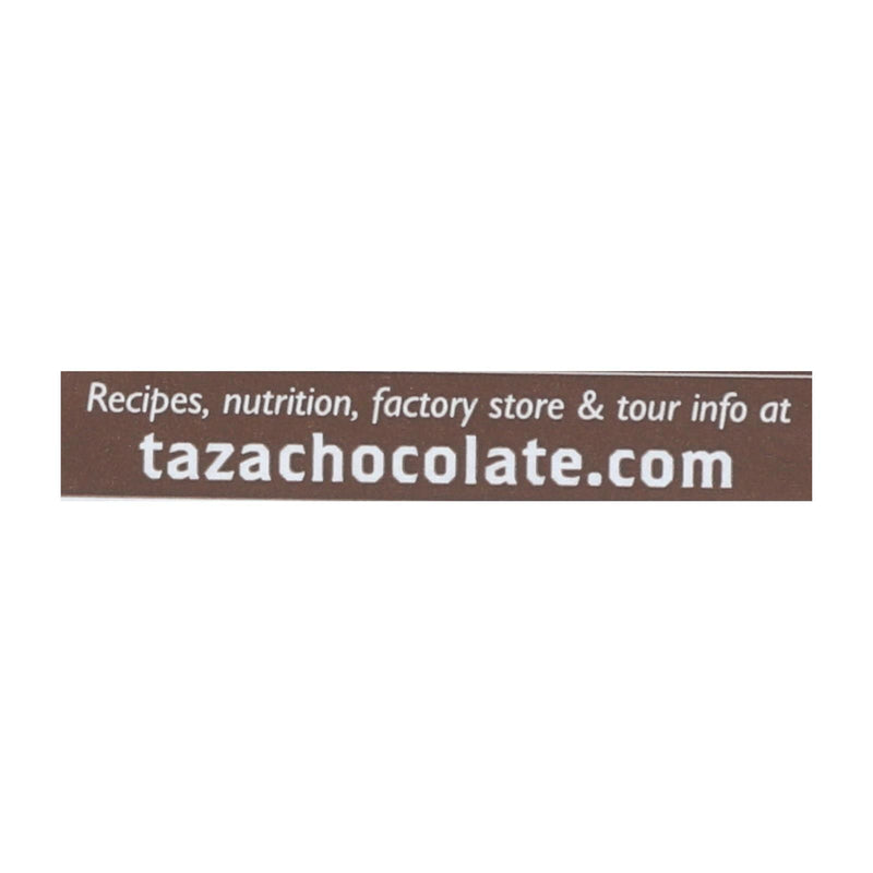 Taza Chocolate Organic Chocolate Mexicano Discs - Super Dark - Case Of 12 - 2.7 Oz.