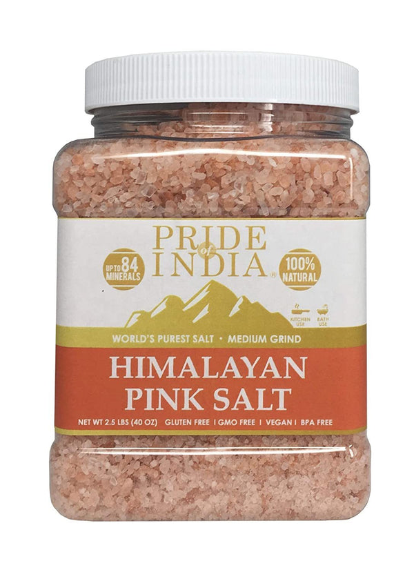 Himalayan Pink Salt Medium Grind 2.2 Lbs