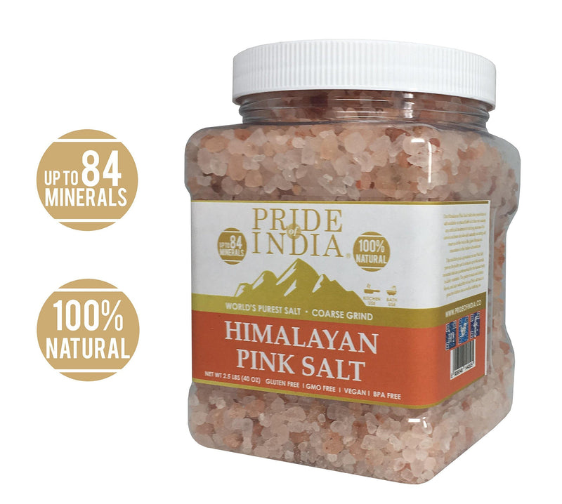 Himalayan Pink Salt Coarse Grind 2.2 Lbs