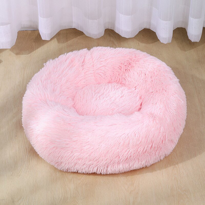 Dog Bed Super Soft Washable Long Plush Pet Kennel Deep Sleep Dog House Velvet Mats Sofa For Dog Basket Pet Cat Bed