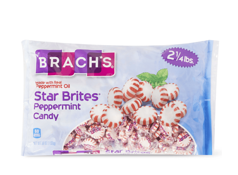 Brach's Star Brites, Individully Wrapped, Peppermint Candy, 36 oz