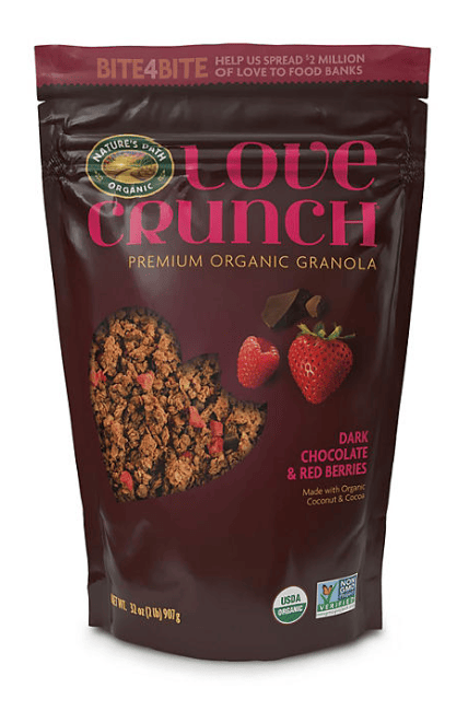 Nature's Path Love Crunch Organic Dark Chocolate & Red Berries Granola, 32 oz.