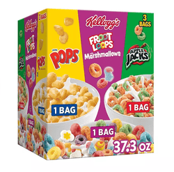 Kellogg's Cereal, Variety Pack 37.3 oz., 3 pk.