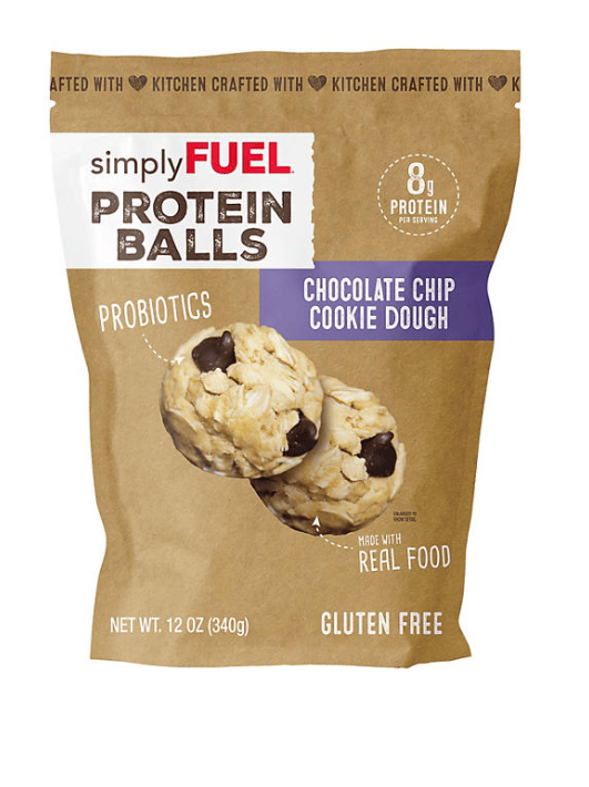 simplyFUEL Chocolate Chip Cookie Dough Protein Balls, 12 oz.