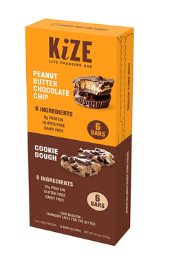 KiZE Life Changing Bar Variety Pack, 12 pk.