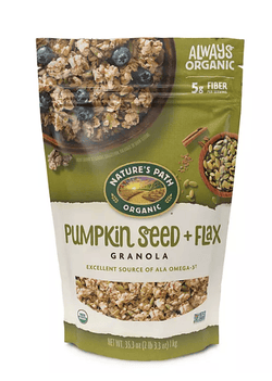 Nature's Path Organic Pumpkin Seed Plus Flax Granola, 35.3 oz.