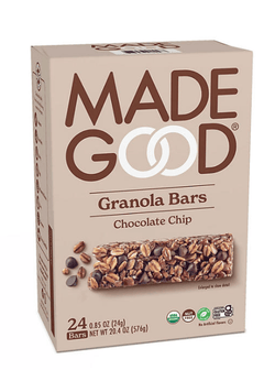 MadeGood Chocolate Chip Bars, 0.85 oz., 24 pk.