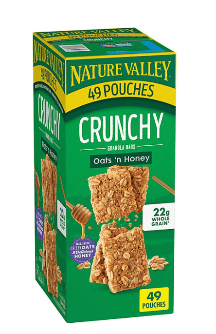 Nature Valley Oats 'n Honey Crunchy Granola Bars, 49 ct.