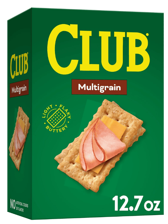 Club Multi Grain Crackers, Snack Crackers, 12.7 oz