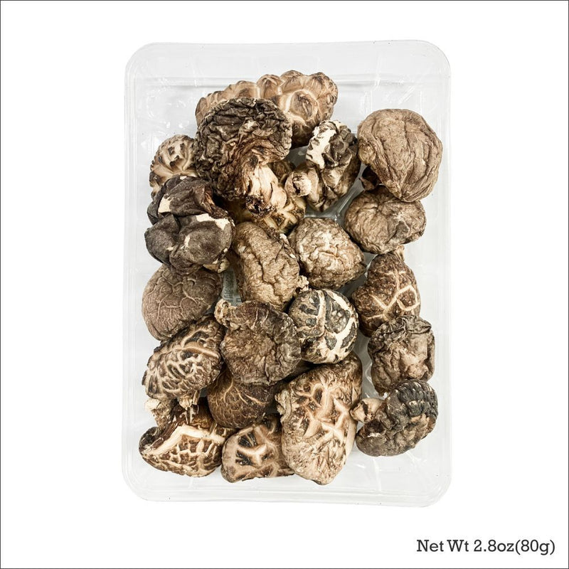 Dried Shiitake Mushrooms 'Donko' (Naturally Log-Grown, Japan) - 80g