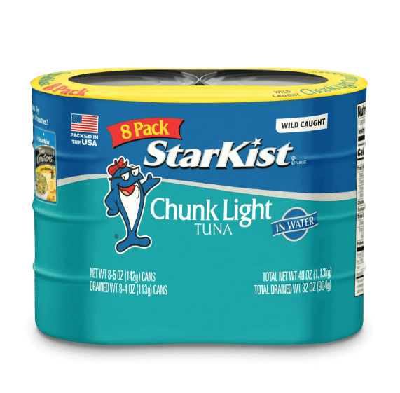 StarKist Chunk Light Tuna in Water, 5 oz, 8 Cans