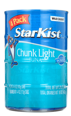 StarKist Chunk Light Tuna in Water, 5 oz, 4 Count