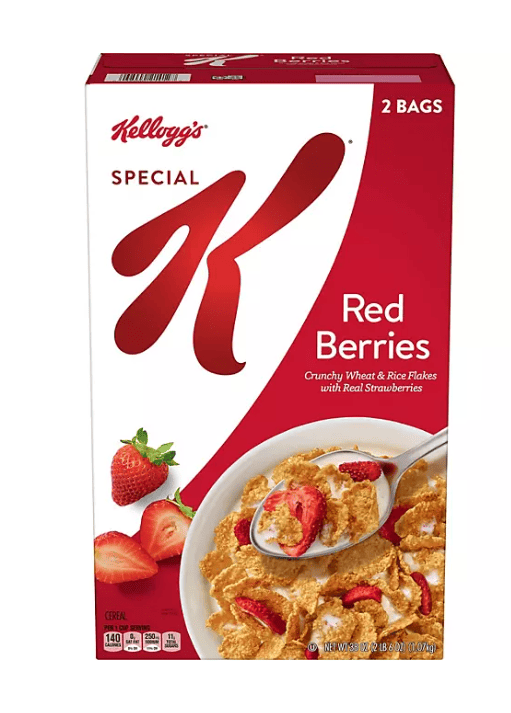 Special K Breakfast Cereal, Red Berries, 38 oz.