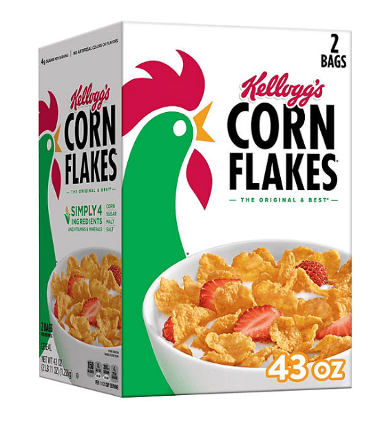 Corn Flakes Breakfast Cereal 43 oz., 2 pk.