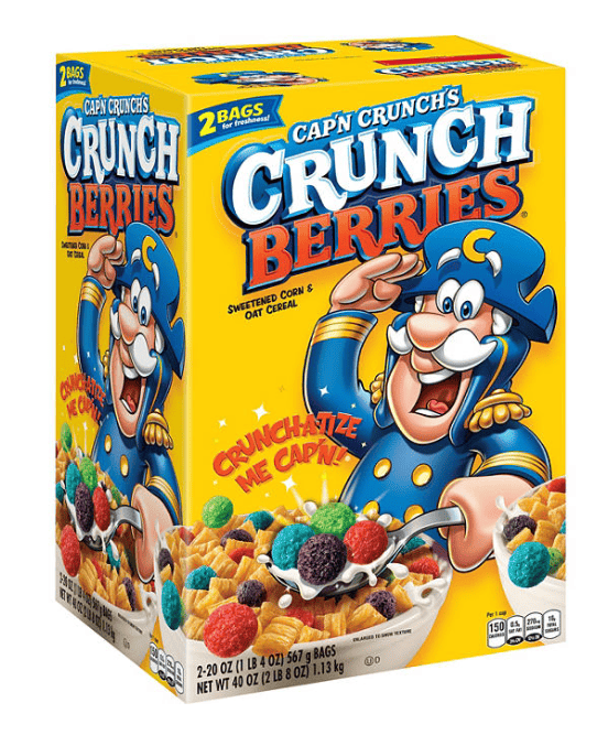 Cap'n Crunch's Crunch Berries Cereal, 40 oz.