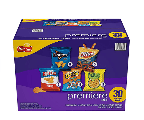 Frito-Lay Premiere Mix Variety Pack Chips, 30 pk.