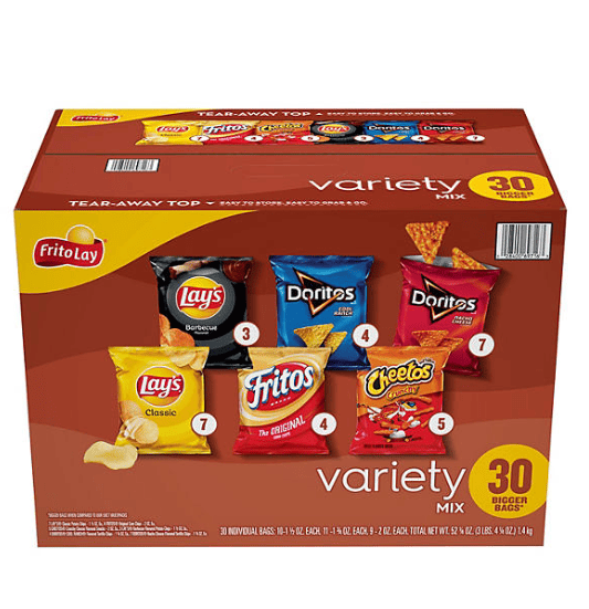 Frito-Lay Variety Pack Chips, 30 pk.