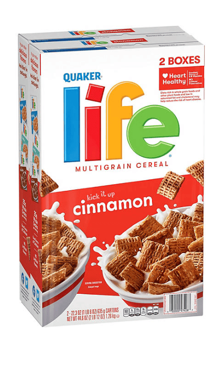 Life Multi-Grain Cinnamon Cereal, 44.6 oz.