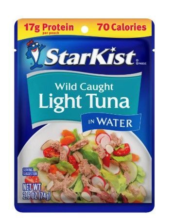 (3 pack) StarKist Chunk Light Tuna in Water - 2.6 oz Pouch